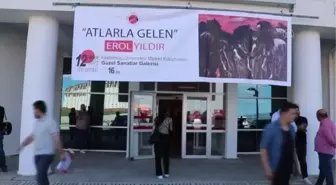 Kastamonu'da 'Atlarla gelen' resim sergisi açıldı