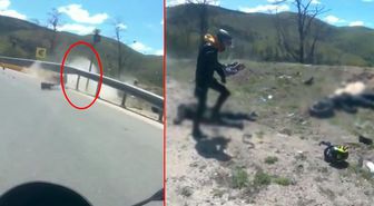Motosikletle kaza yapan yeni evli çift hayatını kaybetmişti! Olayın yeni görüntüleri ortaya çıktı