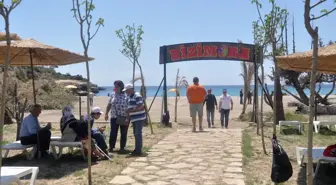 Urla'da engellilerin kullanımına uygun tasarlanan plaj hizmete girdi