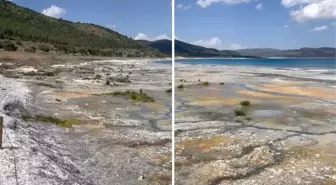 Bir dönem 'Türkiye'nin Maldivleri' olarak anılan Salda Gölü'nün son hali içler acısı