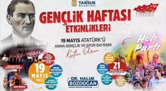 Tarsus Belediyesi'nden 19 Mayıs'a Dolu Dolu Kutlama