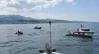 Milli sporcu Birgül Erken, Samsun'da 'Ata'ya saygı dalışı' yaptı