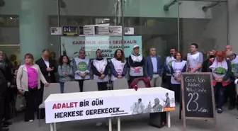 TMMOB'nun Gezi Davası Mahkumiyetlerine Karşı Adalet Nöbeti 23. Gününde. İstanbul Barosu Başkanı Durakoğlu: 'Sinmeyeceğiz, Susmayacağız'