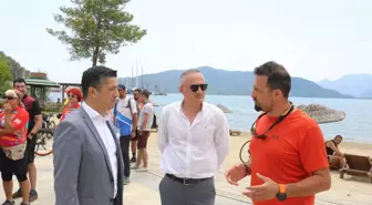 Marmaris'te Bisiklet Severler Burunucu'nda Ağırlandı