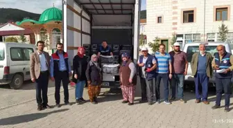 Dodurga beldesinde çilek fidesi dağıtımı yapıldı