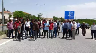 Malatya'da EDS talebi yol kapattırdı