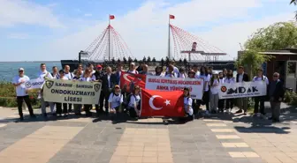 Atatürk'ün Samsun'dan Havza'ya geçtiği yolda gençler Türk bayrağı ile yürüyecek