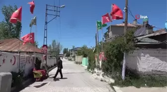 Böyle bayrak aşkı görünmedi: Vanlı vatandaş evini ve sokağını Türk bayraklarıyla donattı