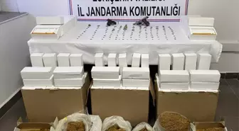 Jandarmadan kaçak tütün ve tarihi eser operasyonu