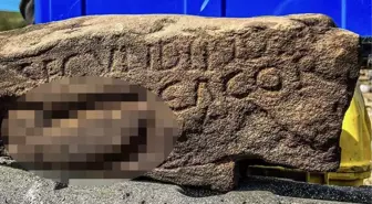 Arkeologlar bile şaşırıp kaldı! 1800 yıllık taşın üzerine cinsel organ resmetmişler