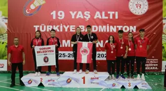 19 Yaş Altı Türkiye Badminton Şampiyonası sona erdi