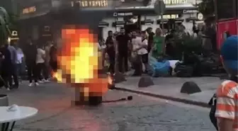 Galata Kulesi önünde kendini yakan adam Konyalı mı nereli?