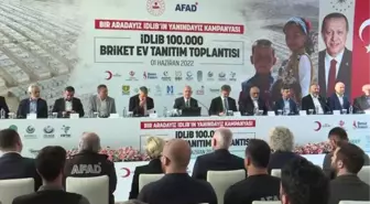 'İdlib 100 bin Briket Ev Tanıtım Toplantısı' düzenlendi