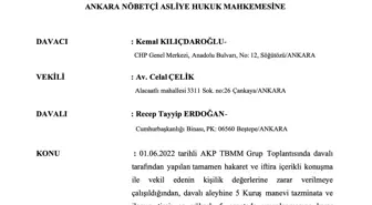 Kılıçdaroğlu, Grup Konuşması Nedeniyle Erdoğan'a 5 Kuruşluk Tazminat Davası Açtı: 'Hakaret Kapsamlı Görülmemesi Olasılığında Bu Sözlerin İktidar...