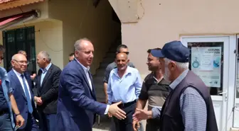 Memleket Partisi Genel Başkanı İnce, Dodurga'daki seçimde partisinin adayını tanıttı