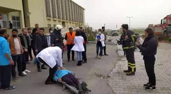 Yüksekova Devlet Hastanesinde yangın tatbikatı