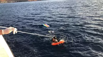 Bodrum'da yüzerek yurt dışına geçmeye çalışan 2 düzensiz göçmen yakalandı