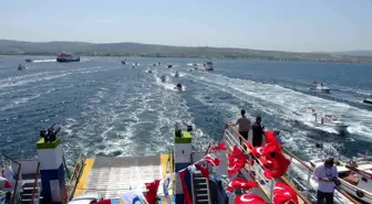 Türklerin Anadolu'dan Rumeli'ye geçişi 668 yıl sonra yeniden canlandırıldı