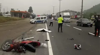 Düzce'de tırın çarptığı motosikletin sürücüsü öldü