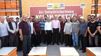 Konya Büyükşehir Belediyesi'nden arı üreticilerine kovan desteği