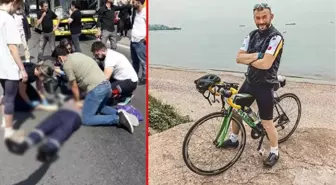 İstanbul turuna çıkan mühendise taksi çarptı! Bisikletiyle yola savrulan şahıs öldü