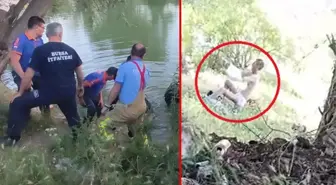 Arkadaşlarının uyarılarına rağmen göle girdi! Ondan geriye, ölüme yürüdüğü bu anlar kaldı