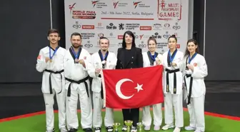 Para Tekvando Milli Takımı Bulgaristan'da zirvede