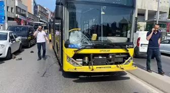 Ümraniye'de İETT otobüsünün çarptığı temizlik işçisi hayatını kaybetti