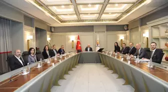 AK Parti Genel Başkanvekili Yıldırım, TÜSİAD heyetini kabul etti