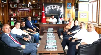 Zonguldak Kömürspor'un yeni yönetiminden GMİS'e ziyaret