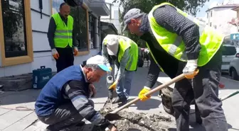 Ardahan'da yol ve kaldırımlarda çalışmalar hızlandı