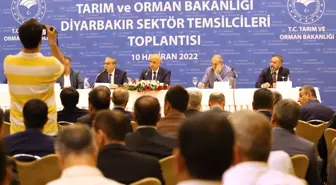 DİYARBAKIR - Bakan Kirişci, tarım sektörü temsilcileriyle görüştü