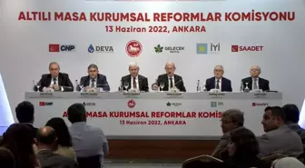 Altı Siyasi Partinin 'Kurumsal Reformlar Komisyonu Toplandı... Komisyondan Erdoğan'a: 'Yaptıklarımız Yapacaklarımızın Teminatıdır'