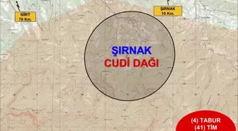 Şırnak'ta 'Eren Abluka-17 Şehit Jandarma Teğmen İsmail Can Akdeniz-2 Operasyonu' başlatıldı