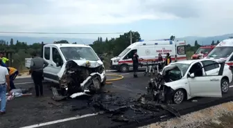 TOGG şantiye girişinde feci kaza