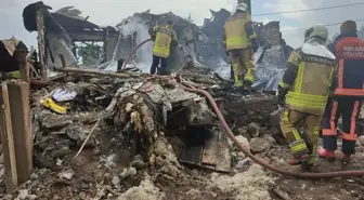 Beypazarı'nda bir ev yangında kullanılamaz hale geldi