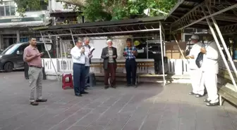 Burhaniye' de hacı adayları uğurlandı