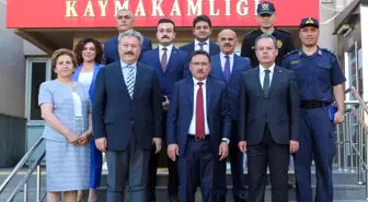 Vali Çiçek'ten kaymakamlık ve belediyeye ziyaret