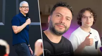 17 yaşındaki Türk öğrenci Tim Cook'a sunum yaptı