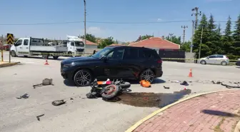 Konya'da otomobille motosiklet çarpıştı, bir kişi öldü, bir kişi yaralandı