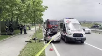 Son dakika! Beton mikserinin otomobilin üstüne devrildiği kazada 4 kişi öldü, 3 kişi yaralandı