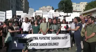 Basın Meslek Örgütleri, İstanbul'da Medyaya Yeni Yaptırımlar Öngören Kanun Teklifini Protesto Etti