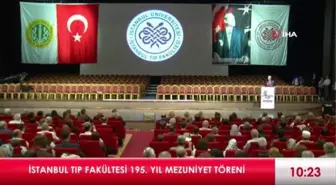 İstanbul Tıp Fakültesi Mezuniyet Töreni'nde konuşan okul birincisinin sözleri dakikalarca alkışlandı