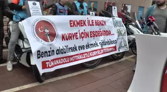 Son dakika haberi... Motokuryeler Akaryakıta Yapılan Zamları Protesto Etti: 'Ekmek ile Benzin Kurye İçin Eş Değerdir'