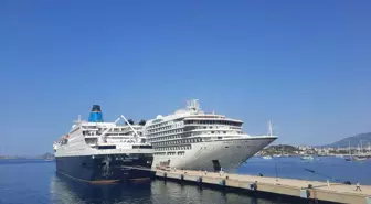 Bahama bandıralı kruvaziyer Seabourn Encore, Bodrum'a yanaştırıldı