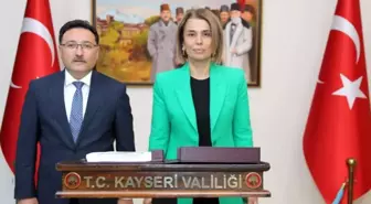 Nevşehir Valisi İnci Sezer Becel'den Vali Gökmen Çiçek'e nezaket ziyareti