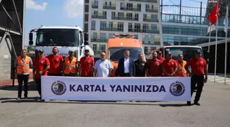 Kartal Belediyesi Sivil Savunma Uzmanlığı Ekipleri Marmaris Yangını İçin Yola Çıktı