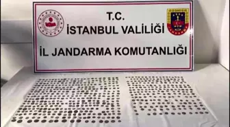 Jandarma'dan tarihi eser kaçakçılarına operasyon: Roma ve Bizans dönemlerine ait 715 adet sikke ele geçirildi