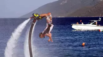 Türkiye Sujeti ve Flyboard Şampiyonası Bodrum'dan başladı