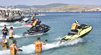 Türkiye Su Kayağı, Wakeboard Su Jeti ve Flyboard Şampiyonası Bodrum'da yapıldı